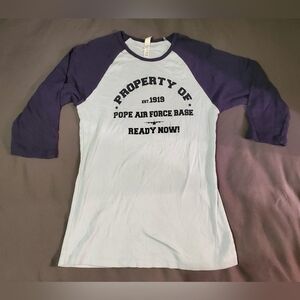 Bella, Elbow Sleeve, Womens Large, "Property Of Pope Air Force Base"